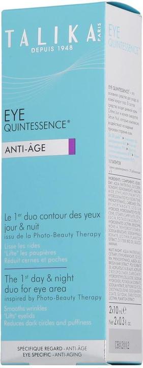 Produktbild Talika Eye Quintessence - Anti-aging-Augenpflege Tag & Nacht (10 ml, Tag + Nacht)