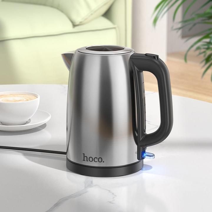 Produktbild Hoco Other stainless steel electric kettle 1,7L HE12 stainless steel (1.70 l)