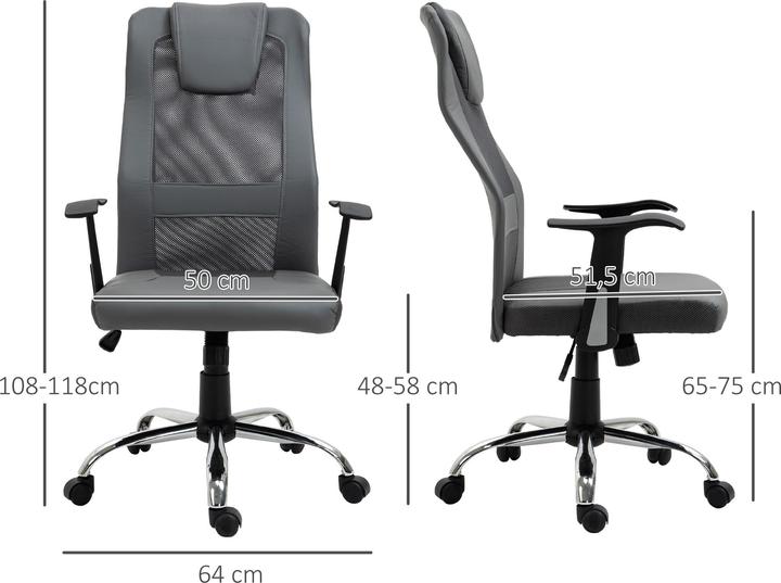 Produktbild Vinsetto Bürostuhl ergonomisch