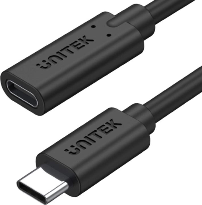 Actual product image Unitek USB USB-C - USB-C cable, 1 m black (C14086BK-1M) (1 m, USB 3.2 Gen 2)
