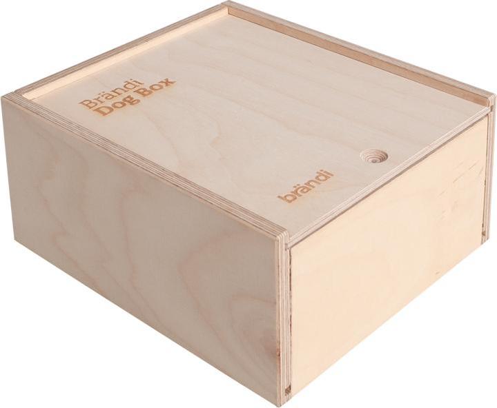 Immagine prodotto Brändi Scatola di legno per cani 3in1 (Inglese, Francese, Tedesco, Italiano)