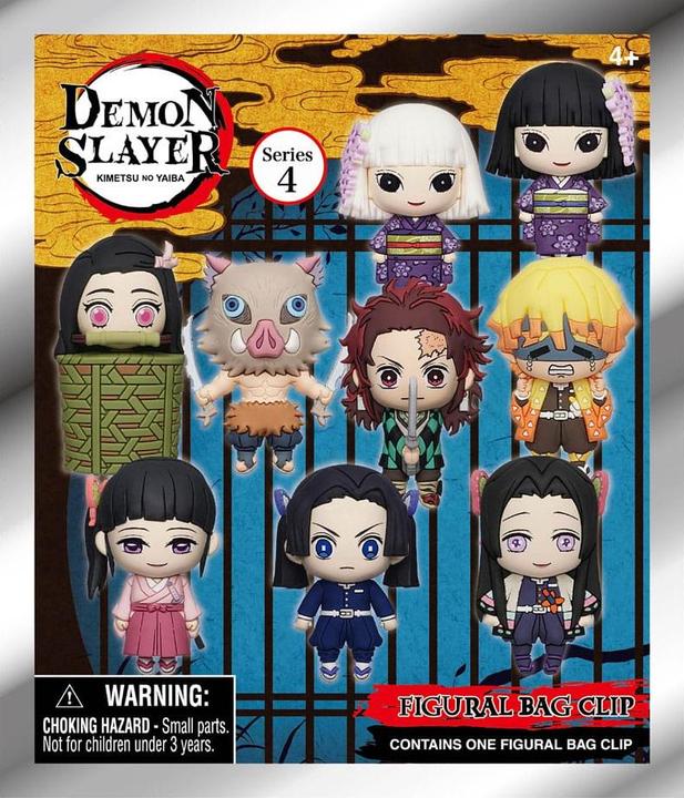 Image du produit Monogram Int. Demon Slayer : Kimetsu no Yaiba 3D PVC Pendentif de poche série 4 Display (24)