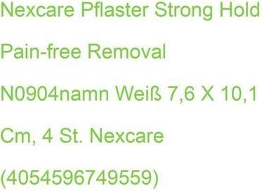 Produktbild Nexcare Strong Hold Pflaster (4 x)