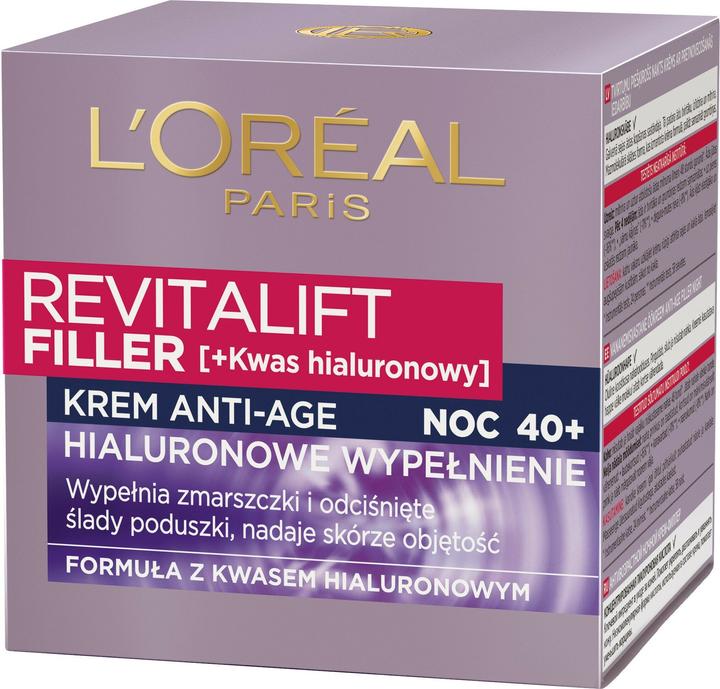 Image du produit L'Oréal Paris L'Oréal - Revitalift Filler Crème Anti-Âge Pour La Nuit 50Ml (50 ml, Nuit)