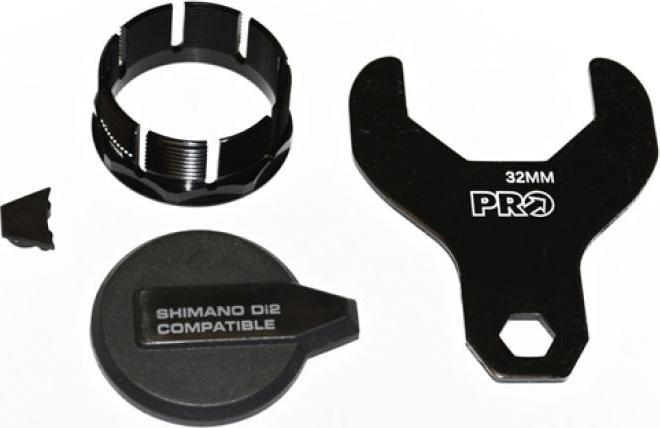 PRO Ersatzteilkit Tharsis Trail Kappe, Steuersatzring + Tool