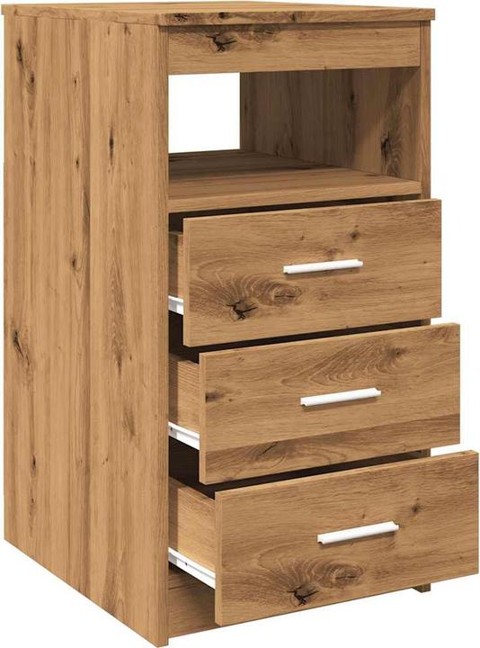 Image du produit VidaXL Schubladenschrank Artisan-Eiche 40x50x76 cm Holzwerkstoff (40 x 50 x 76 cm)