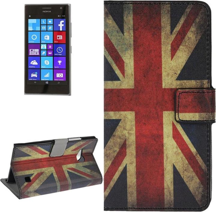 Produktbild König Design Handyhülle Tasche für Handy Nokia Lumia 730 Retro Fahne England (Nokia Lumia 730)
