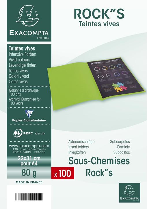 Immagine prodotto Exacompta Scrapbook - Copertine di file (A4, 100 x)