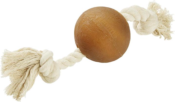 Produktbild Wolters Hunde-Spielzeug Pure Nature Spielball am Seil, L, 25 cm (Kauspielzeug Hund)
