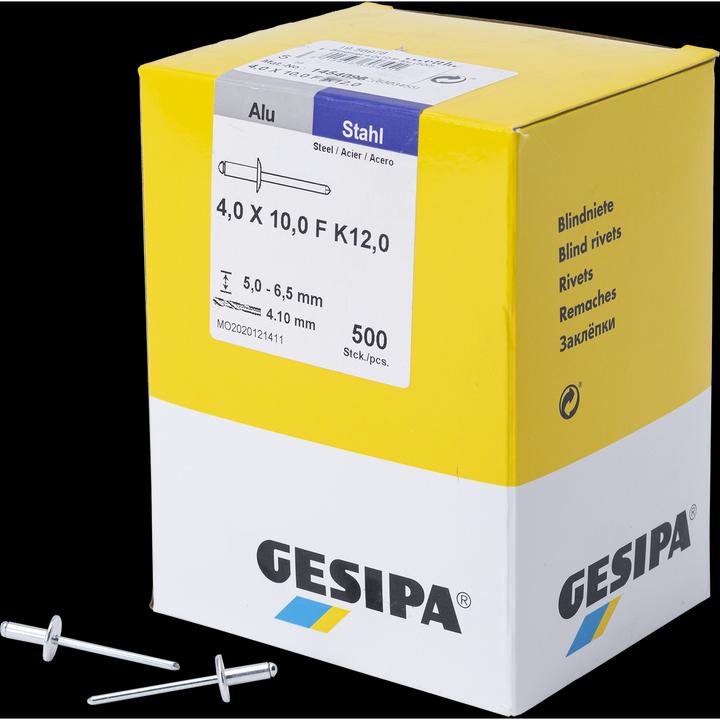 Produktbild Gesipa Blindnieten 4,0x10 F Alu (500)