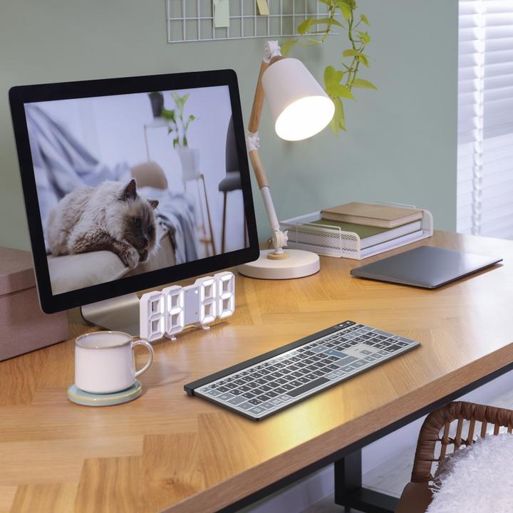 Actual product image Hama WK-750 Keyboard wireless grey (DE, Wireless)
