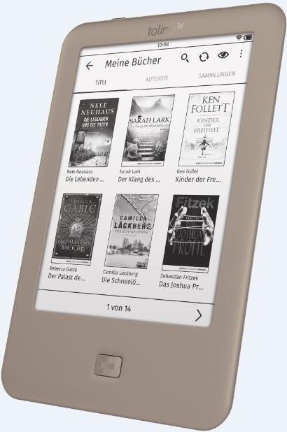 Immagine prodotto tolino pagina (6", 4 GB, Bronzo)