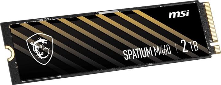 Actual product image MSI Dysk SSD Spatium M460 2 TB M.2 2280 PCI-E x4 Gen4 NVMe (S78-440Q490-P83) (2000 GB, M.2 2280)
