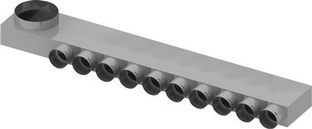 Produktbild Danfoss Air Flex manifold DMF160/10X75-L