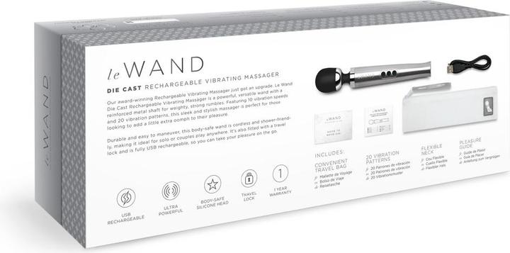 Productafbeelding Le Wand Diecast opladen. Zilver