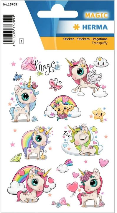 HERMA Sticker Einhorn