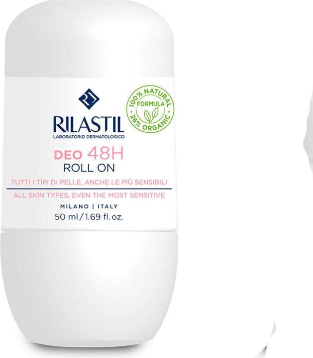 Actual product image Rilastil Deo 75H Breathable Deodorant Roll On 50ml (Roll-on, 50 ml)