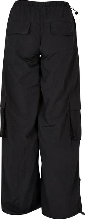 Actual product image Urban Classics Ladies Wide Crinkle Nylon Cargo Pants (M)