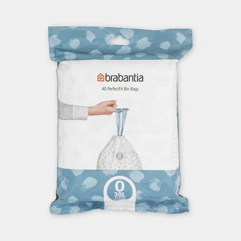 Actual product image Brabantia PerfectFit bin liner type O 30 L, 40 pcs. (40 x, 30 l)