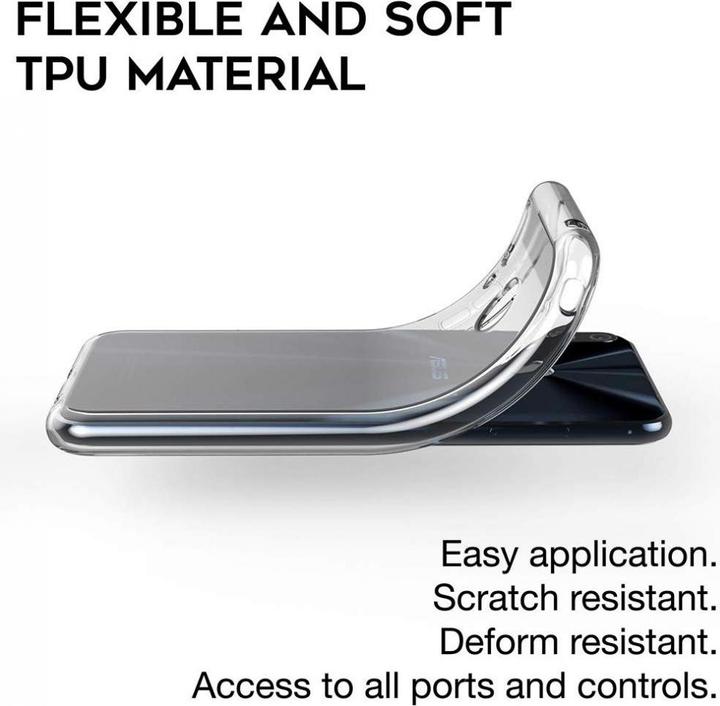Immagine prodotto Screenguard Custodia Asus ZenFone 5 / 5Z flessibile in TPU trasparente (Asus Zenfone 5Z)