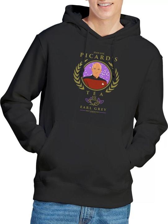 Actual product image Mens Tea. Earl Grey. Hot Hoodie (S)
