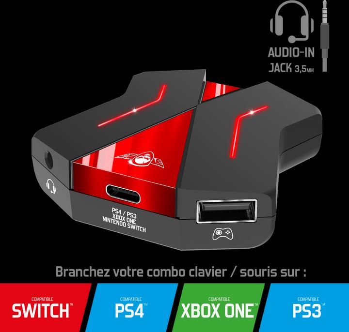 Image du produit Spirit Of Gamer Convertisseur de console Cross Game 2 (Xbox One S, PS3, PS4, Switch)