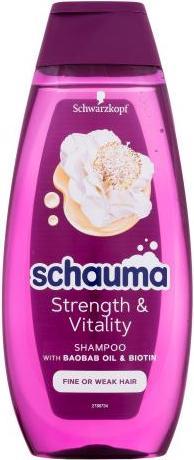 Immagine prodotto Schwarzkopf Schauma Shampoo Forza e Vitalità - Capelli fini e fragili 400ml (400 ml, Shampoo liquido)