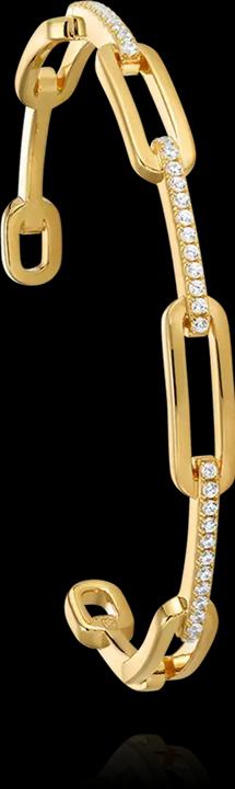 Produktbild Charles Garnier Armband aus vergoldetem Silber, Zirkonoxid (Goldsilber und Zirkoniumoxiden)