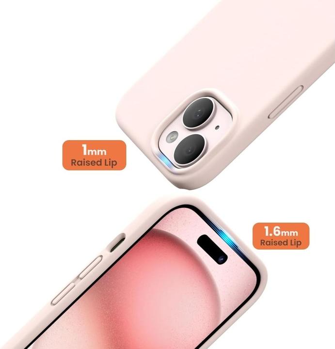 Immagine prodotto Screenguard Custodia in silicone liquido Apple iPhone 15 Plus Sleeve (Apple iPhone 15 Plus)