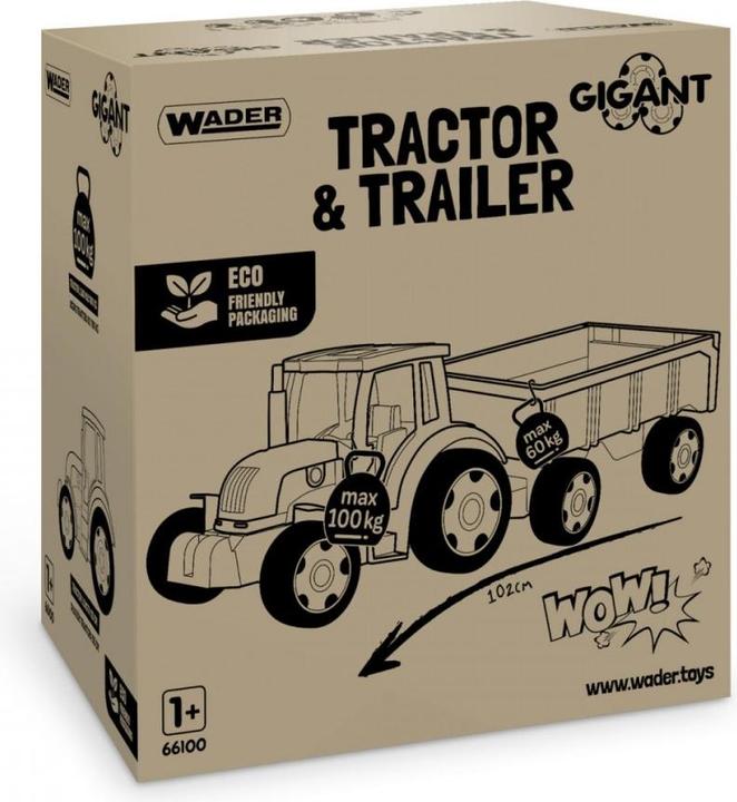 Produktbild Wader Gigant Traktor mit Anhänger, 102 cm