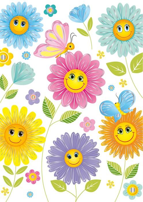 Actual product image Card Group Mini Karte Pasell Blumen