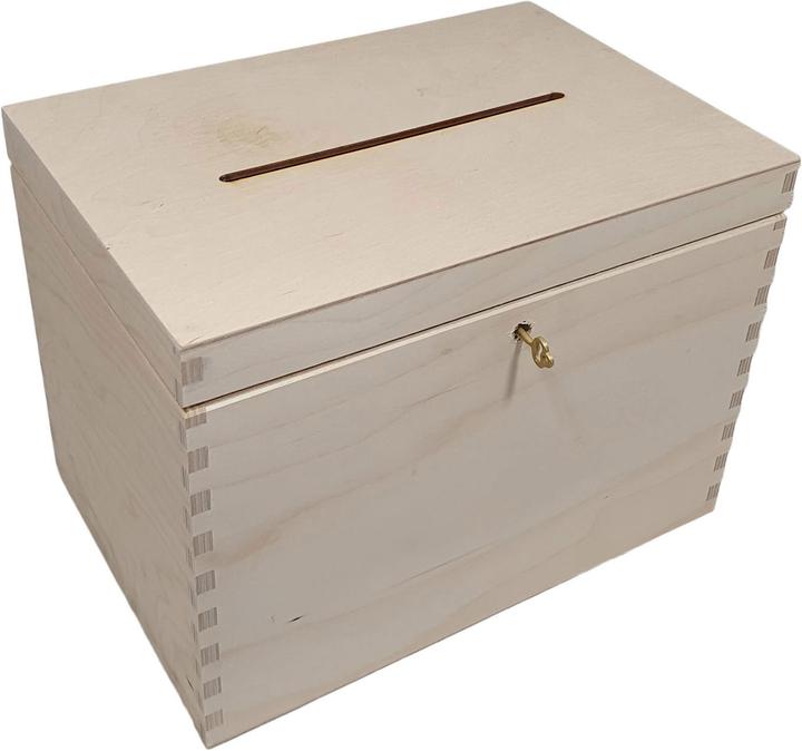 Image du produit Playwood Houten Enveloppenkist met Slotje (caisse d'enveloppe avec slot)