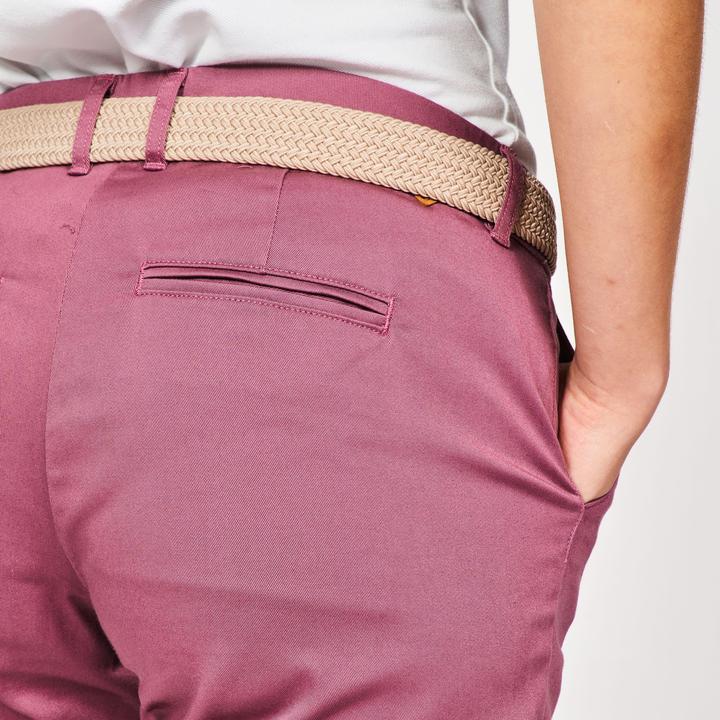 Image du produit Inesis Short chino golf en coton femme, MW500 violet grisé (36)
