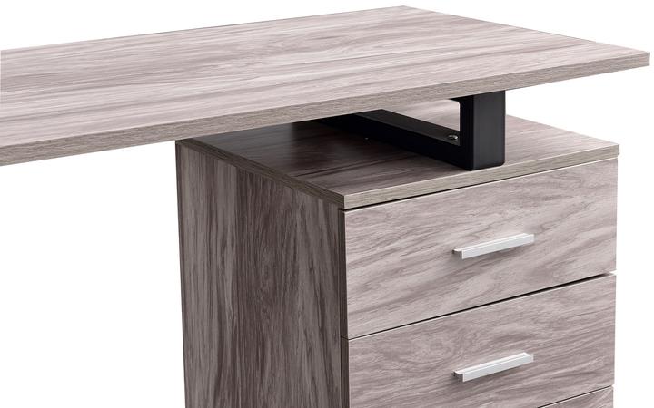 Actual product image CLP Desk Stockton, grey (120 x 75 x 50 cm)