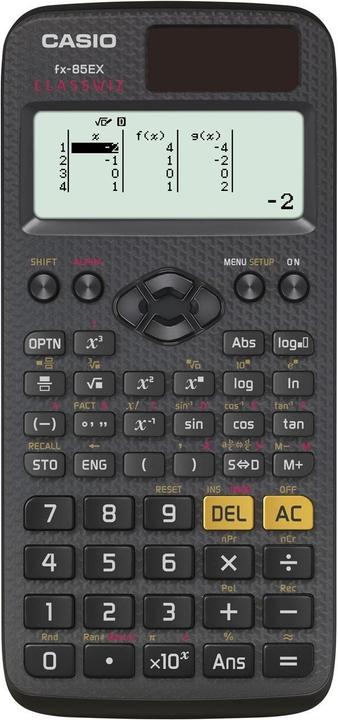 Actual product image Casio Fx-85ex (Batteries, Solar cells)