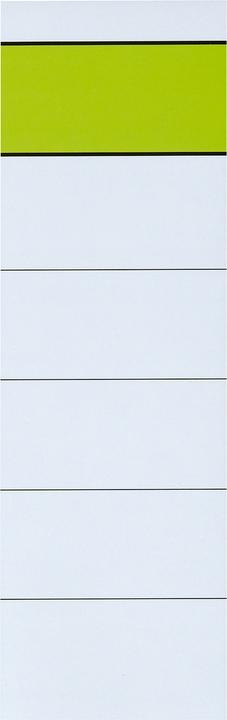 Brand Folder spine label self-adhesive 8cm NN white 10s