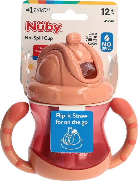 Immagine prodotto Nuby Tazza con cannuccia per bere (240 ml)