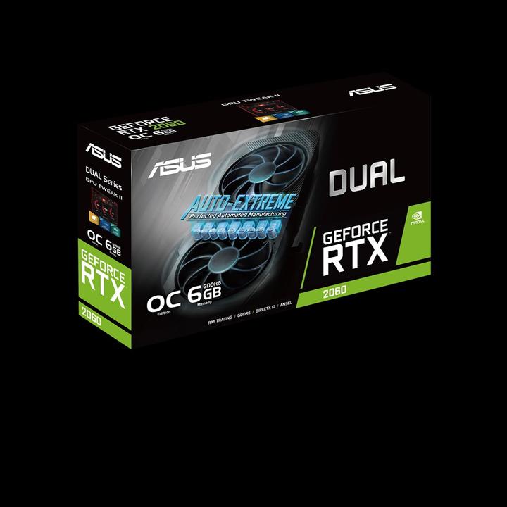 Image du produit ASUS GeForce DUAL RTX 2060 O6G EVO (6 Go)