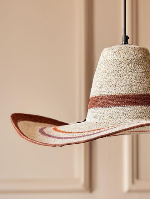 Produktbild Rice Lampe Hut aus Seegras - Gebrochenes Weiss (E27)