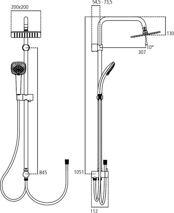 Image du produit Ideal Standard Système de douche A5862AA