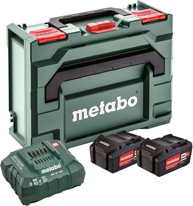 Actual product image Metabo Basic Set 2x 4.0Ah (18 V)