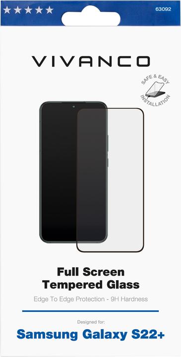 Produktbild Vivanco Displayschutzglas (1 Stück, Samsung Galaxy S22+)