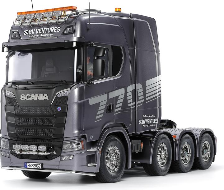Image du produit Tamiya 1/14 RC Scania 8x4/4 Gun Metal (Kit)