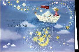 Produktbild Edition Gollong Doppelkarte / Zum Geburtstag (Frau in einem Boot) / Quer