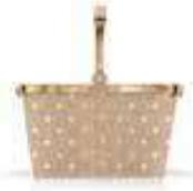 Produktbild reisenthel carrybag XS frame metallic dots coffee