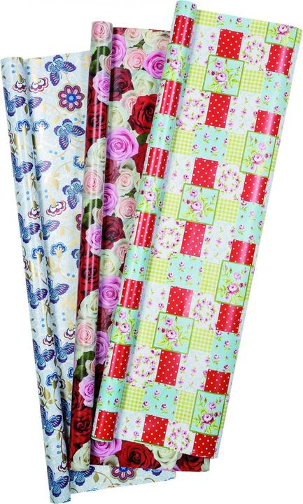 Actual product image Idena Wrapping paper 2m x 70cm neutral motifs (Wrapping paper, 10 x)
