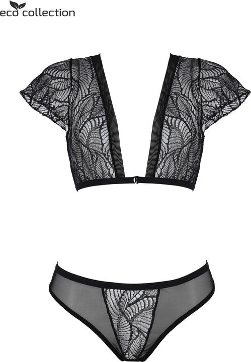 ECO Collection Leafa Bralette Set black (L)