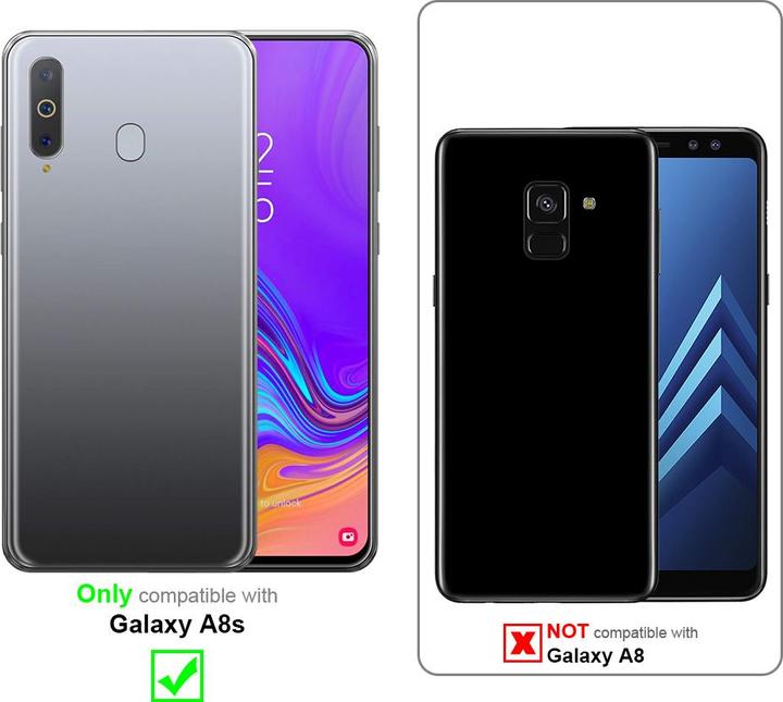 Actual product image Cadorabo Case for Samsung Galaxy A8s with belt clip (Samsung Galaxy A8s)