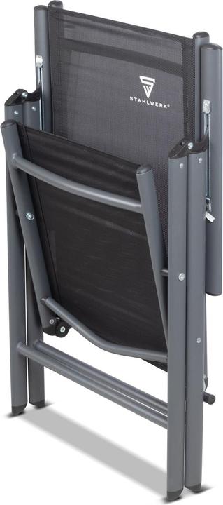 Actual product image Stahlwerk Camping chair CS-103 ST set of 4 with camping table CT-30 ST table set