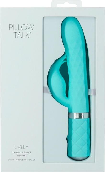 Produktbild Pillow Talk Lively Rotierender TarzanVibrator Blaugrün
